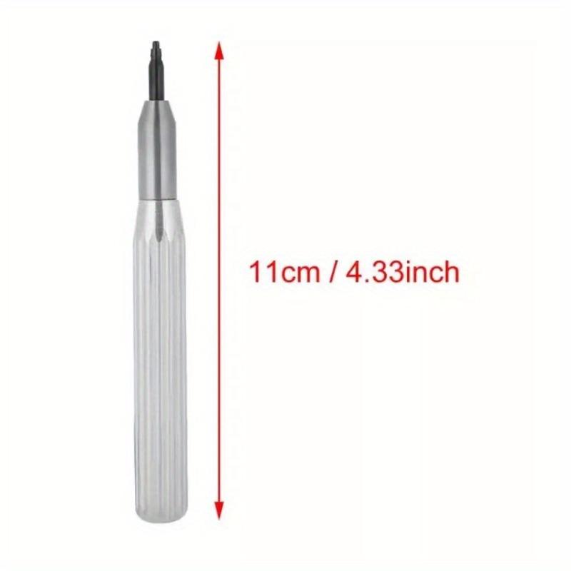 1Set Watch Crown Tube Insert Remover Tool with Steel 4 Pins for Rolex Case Removing Tube