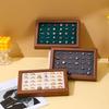 Elegant Jewelry Display Tray Convenient Accessories Holder Plate Dustproof Earrings Necklaces Bracelets Organizer