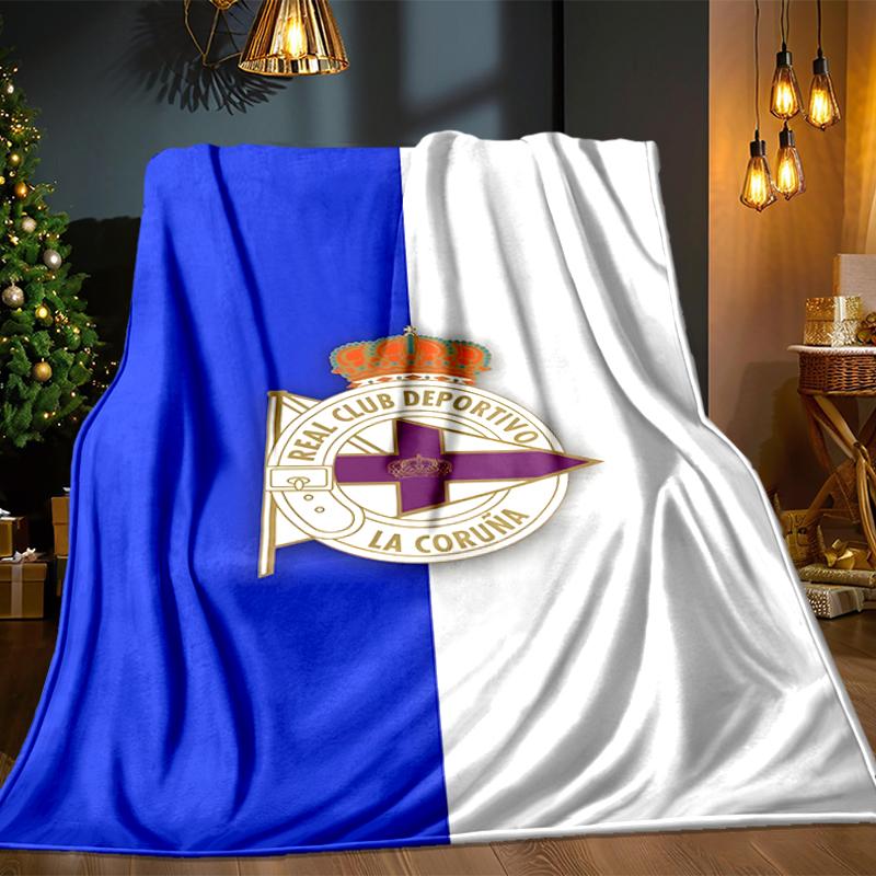 Deportivo Football Blanket Lightweight Ideal Bedding Blanket Perfect for Travel, Camping, Living Rooms, Offices, Sofas, Fan Christmas gift