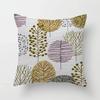 Multicolored Geometric Patterns Double-sided Printed Pillow Cover Short Plush Suitable Living Rooms Sofas Throw Cushion Cover