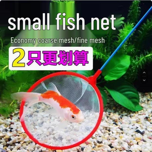 Kids' Small Fishing Net with Mesh Bag for Catching Fish