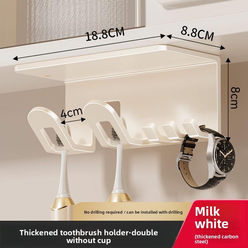 Bathroom Non-perforated Mirror Cabinet Washstand Shelf