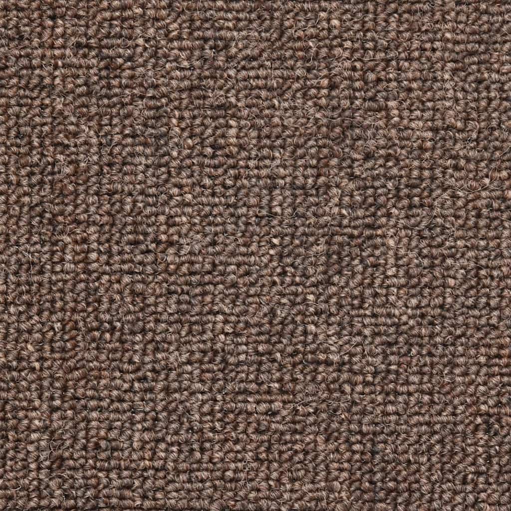 Step Mats 30 pcs. 56 x 17 x 3 cm Coffee Brown Semi Round