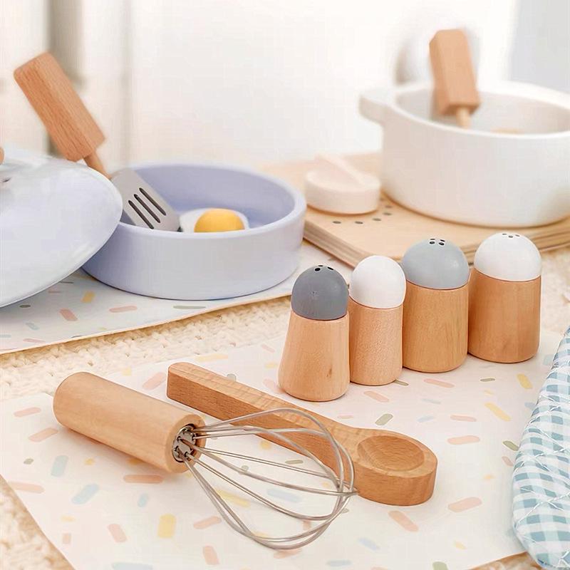 Multifunctional Plate and Storage Rack Children's Pretend Play Macaron Kitchenware Tea Set for Girls