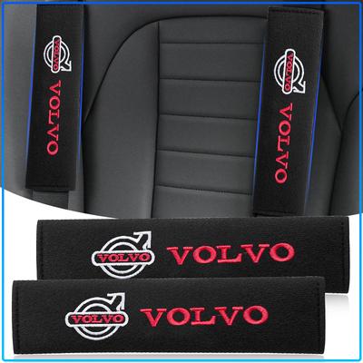 1/2pc Car Seat Belt Cotton Safety Belt Shoulder Protector Cover For Rdesign XC90 S60 XC60 V70 S80 S40 V50 V40 V60 C30 S70