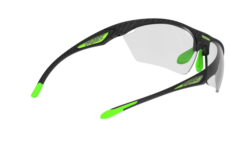 RUDY PROJECT Sports Sunglasses for Road and STRATOFLY Carbon Frame with ImpactX 2 Photochromic Lens Bikes, Cycling, Marathons, Jogging, Triathlons,