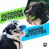 Tough Durable Natural Rubber Teeth Cleaning Interactive Ultra Pet Dog Chew Ball Toy