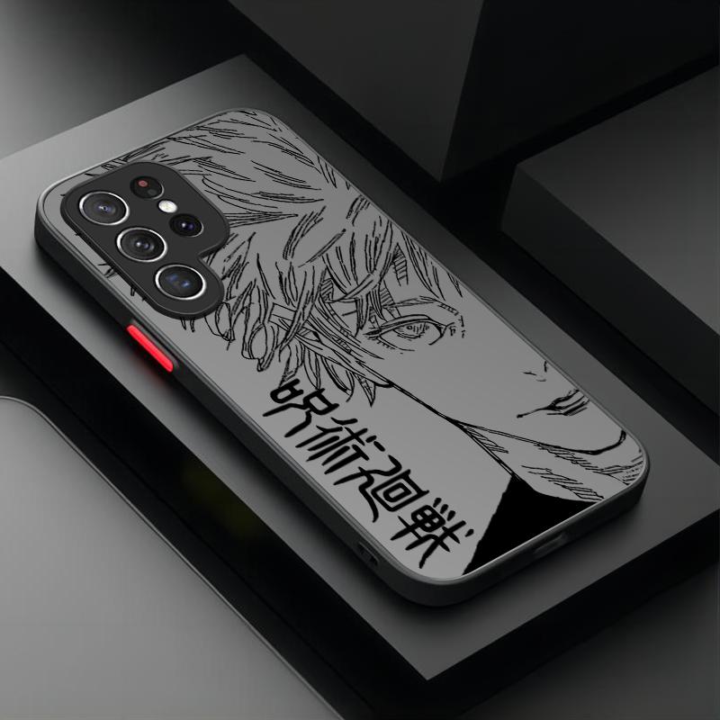 Sukuna Jujutsu Kaisen Gojo Δροσερή Θήκη Για Samsung Galaxy S25 S24 S23 Ultra S22 S21 Plus FE A56 A36 A26 A16 A06 A15 A25 A35 A55 5G