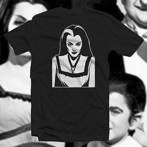 Lilly Munster #3 T-SHIRT Vampira Morticia Adams Women Television Horror Comedy Unisex T-Shirt XL