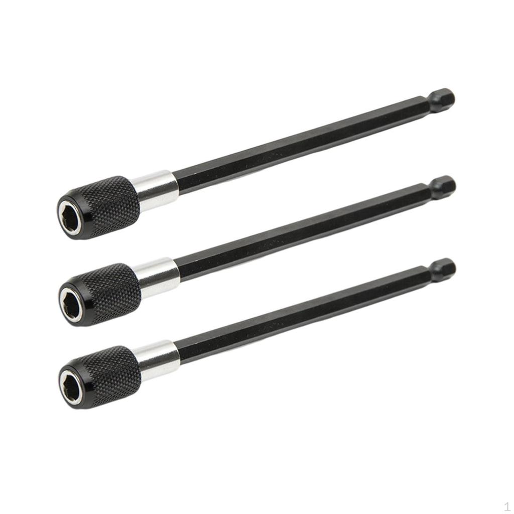 Bit Holder Extension Hexagon Rod Conversion Connect Metal Drill Adapter