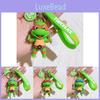 Colorful Pvc Ninja Turtles Keychain Adorable Silicone Bag Charm For Kids Gifts