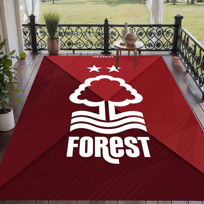 Soft Floor Carpet Nottingham Forest Pattern Area Rug Decorative Mat For Home Room Decoration
