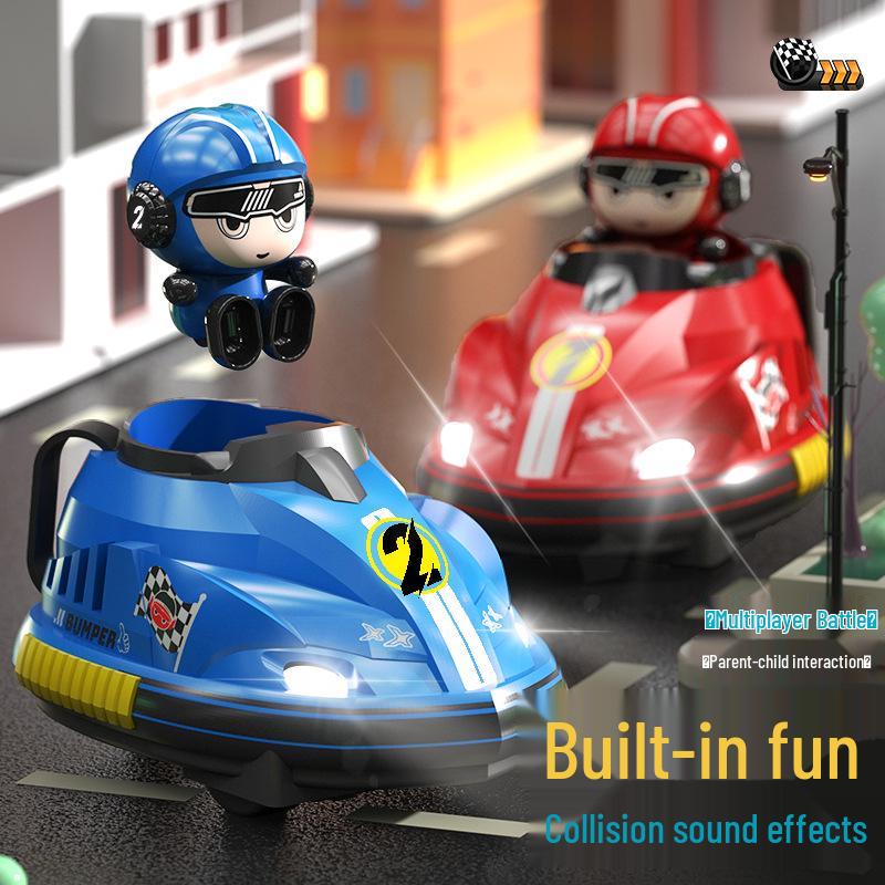 Two-Person Interactive Drifting Bumper Go-Karts with Remote Control for Kids