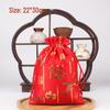 Brocade Neujahrs Glückstasche: Satin-Kordelzug-Geschenktasche