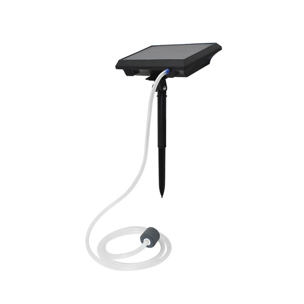

Solar Oxygen Air Pump Practical USB Charging Solar Ground-mounted Aquarium Oxygen Hose Aerator Pump for Fish Tank
