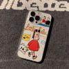 Cute Little Lulu Phone Case For IPhone 16 15 Promax 14 12 11 Plus 13 Mini SE22 Transparent Ultra-thin Silicone Mobile Phone Case