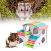 Small Pets Hideout Hamster Villa Plastic House for Chinchillas Guinea Pigs