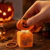 Halloween Pumpkin Ghost Sound Fidget Keychain Decompression Funny Charm Portable Stress Reliever for Backpack Decoration