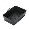 1pcs Air Fryer Silicone Tray Rectangle Oven Baking Tray Basket Reusable Liner Insert Dish for Ninja Foodi Pan Accessories