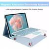 Compatible Bluetooth Keyboard Case for 2025 iPad11 A16, 10th Gen 10.9" with Pen Slot and Backlit Touchpad