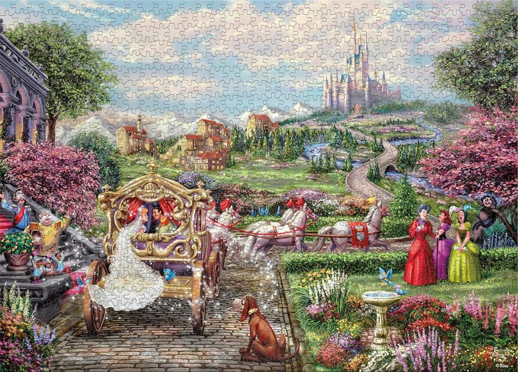 Ceaco - Thomas Kinkade - Disney - Cinderella - Happily Ever After - 1000 Piece Jigsaw Puzzle