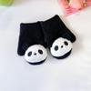 Hand-Knitted Panda Plush Mittens: Cute Chinese-Style Lanyard Bag for Boys & Girls (Autumn/Winter)