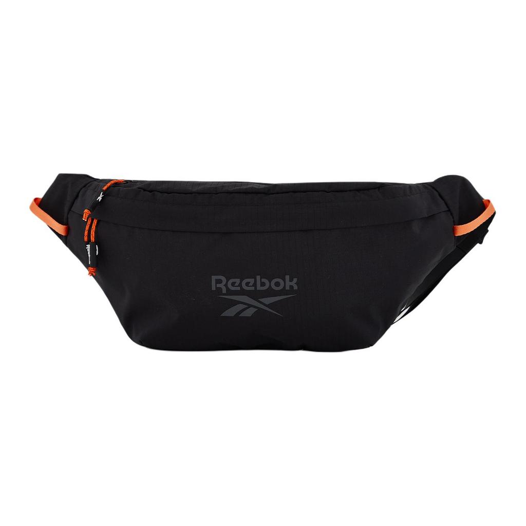 New Reebok Fabric Crossbody Bag, Sling Bag Unisex Black/Khaki RB240037M