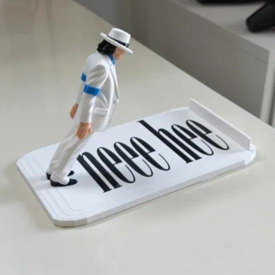 3D Printed Cell Phone Stand for Desk, Funny Mobile Phone Holder, Creative Phone Stand, Portable Universal Phone Support for Home Office