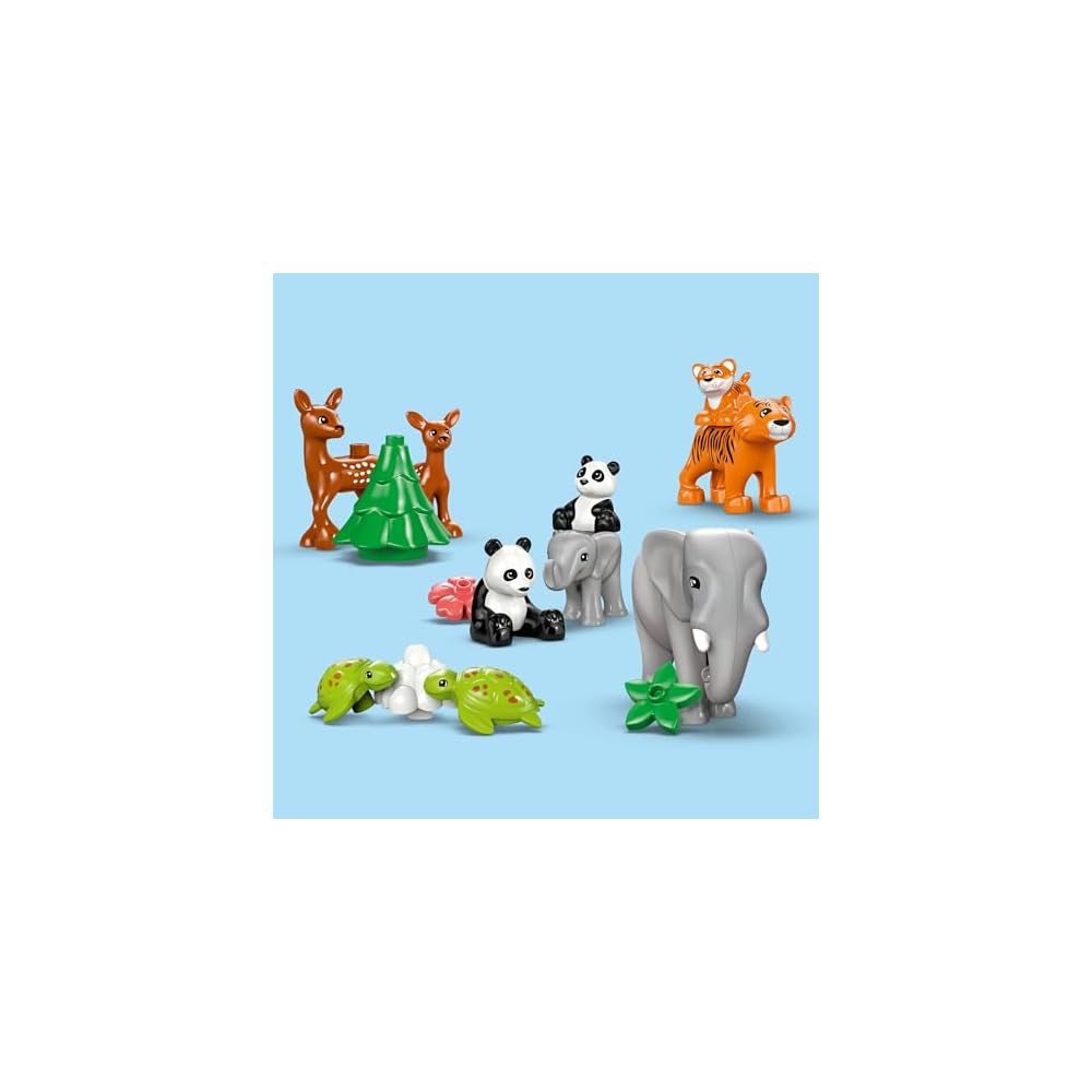 LEGO DUPLO Animal Family 3-in-1 Building Set 92 Pieces Educational Toy for Kids Ages 2-4