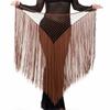 Hollow Dancing Waist Belt Long Tassel Belly Dance Waistband Sequin Waist Chain  Dancer Accessories