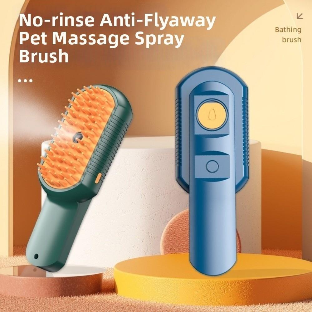 Steam Spray Function Pet Cleaning Spray Comb Cat Massage Comb  For Hair Removal And Detangling