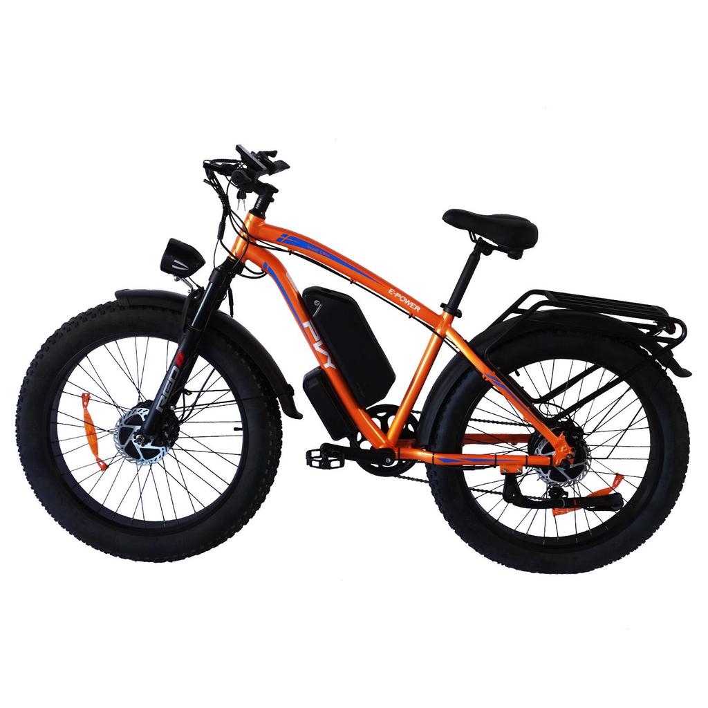 PVY MAX26 Adult City Electric Bicycle 1200W Dual Motor 48V30Ah Battery Off-Road Electric Bike 26 Inch Pneumatic Tire  Mountain e-Bike