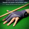 Billardhandschuh für die linke Hand, Dreifinger-Snooker-Billardhandschuh, rutschfeste Aufkleber, Elastizität, Billard-Trainingshandschuhe, Zubehör