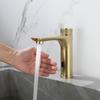 Messing Smart Sensor Badezimmer Waschtischarmatur Deckmontiert Kalt- und Warmwasser-Mischer Waschtischarmatur Kran Infrarot-Sensor