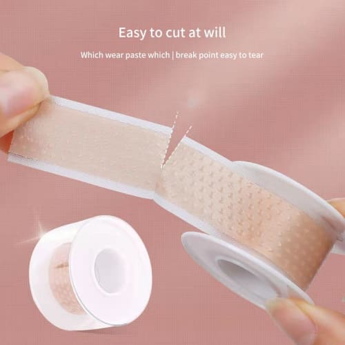 Silicone Heel Blister Prevention Tape, Discreet, Skin-Tone, Prevents Shoes from Slipping, Adhesive Tape, Relieves Foot Pain, Abrasion-Resistant, Water
