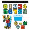 Children's Educational Robot Building Blocks: Transforming Digital Autobot Letters