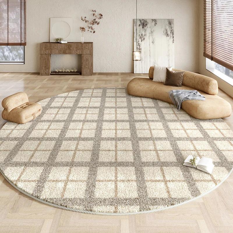 Carpet for Living Room Rug Decoration Round Carpets Large Area Plush Floor Mat Soft Fluffy Bedside Mat Thicken Rugs for Bedroom