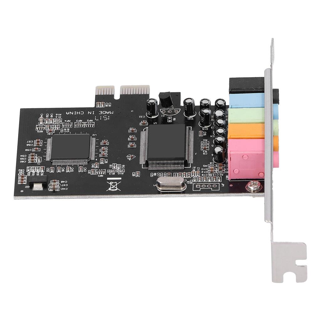 PCI E 5.1 Sound Card CMI8738 Chip Stereo Audio Card Support for Windows 7 for Desktop Computer