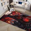 Japanese Fox Girl Chair Mat Office Carpet with Traditional Design for Home Decor and Gift
