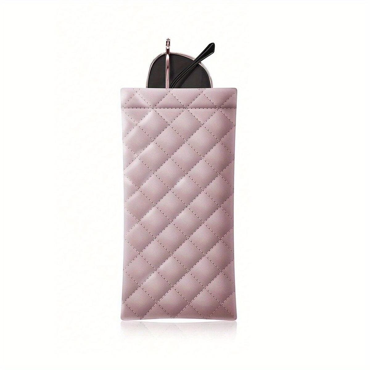 

Портативный чехол-сквиз для очков из мягкой ПУ кожи, мешочек для солнцезащитных очков, карманный органайзер-держатель для мобильного телефона, солнцезащитных очков, очков