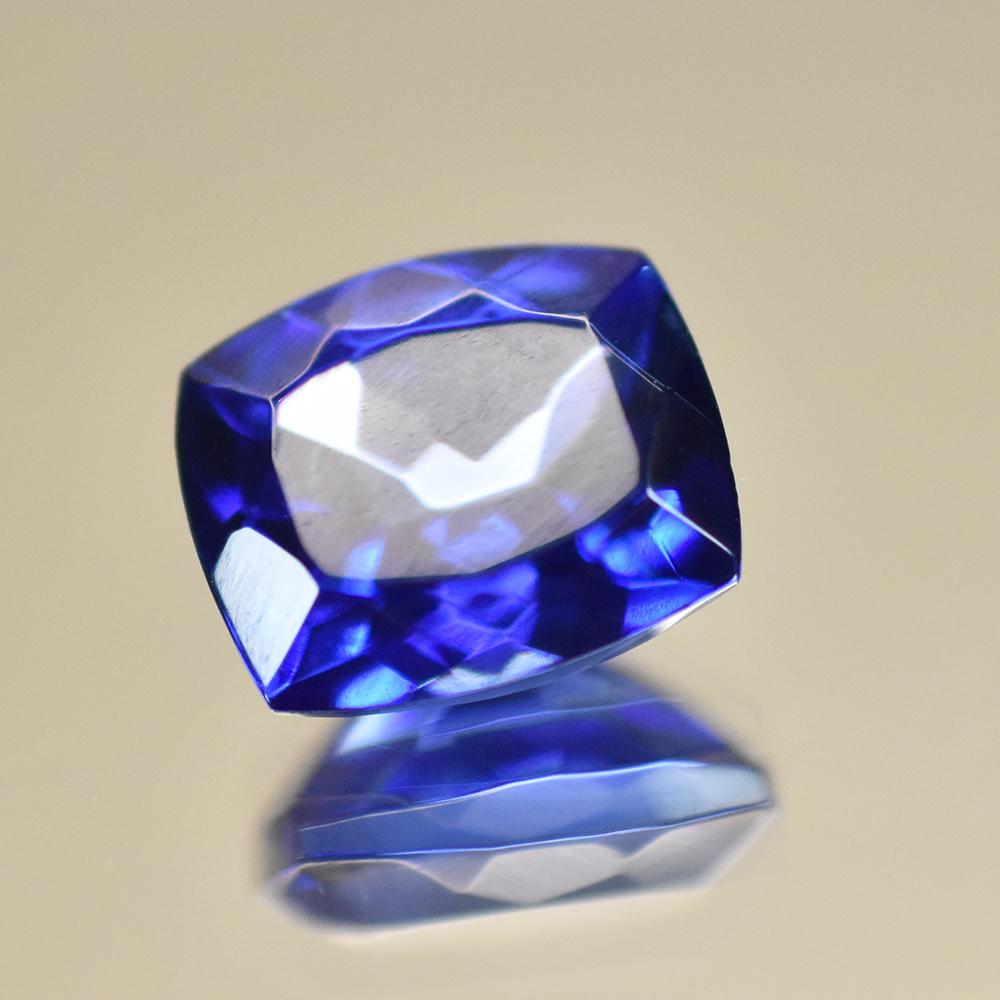 Natural Blue Sapphire Loose Gemstone 7.35 Ct Cushion Cut for Jewelry Making September Birthstone