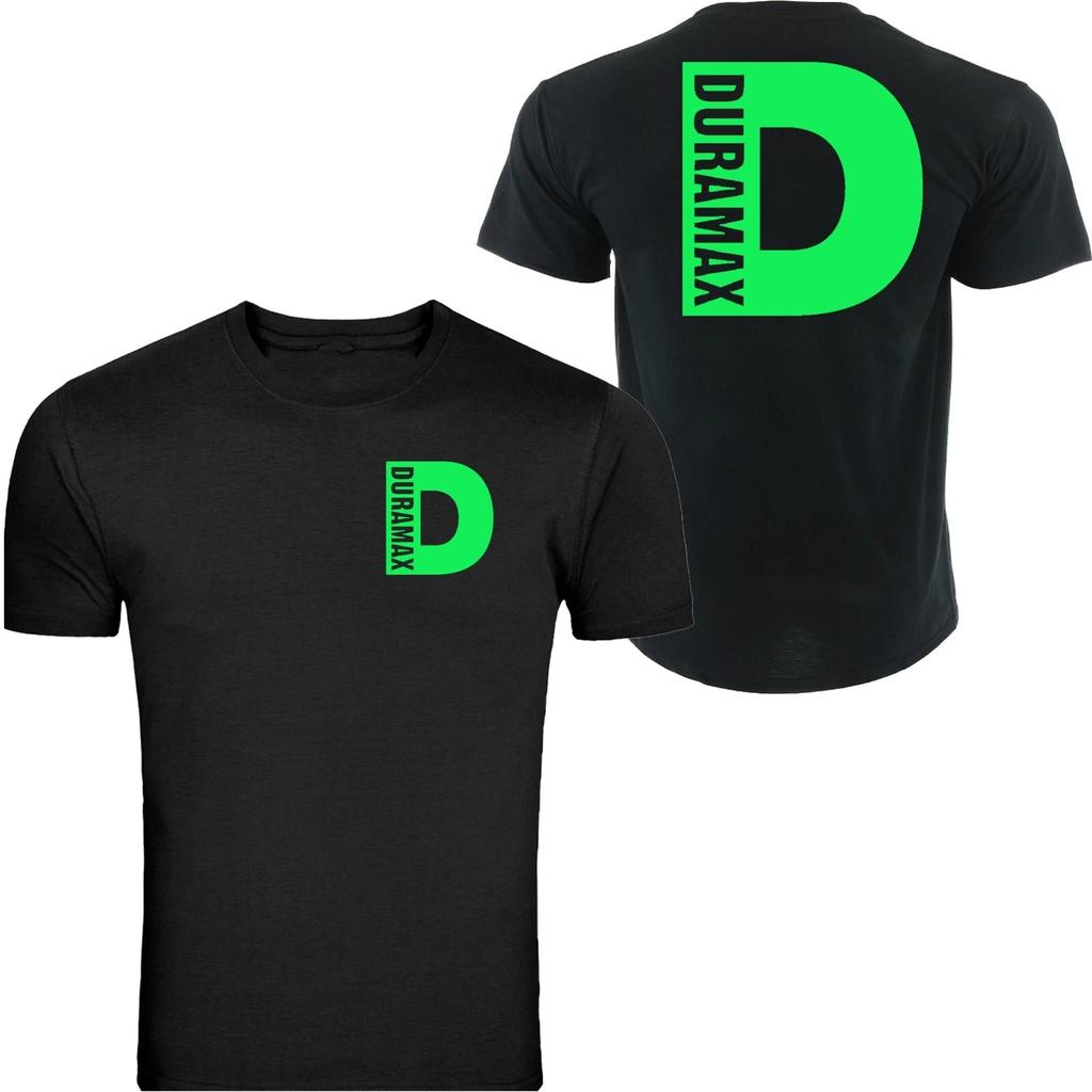 Duramax Big D Design TShirt Unisex Black Color Front Back S 4XL