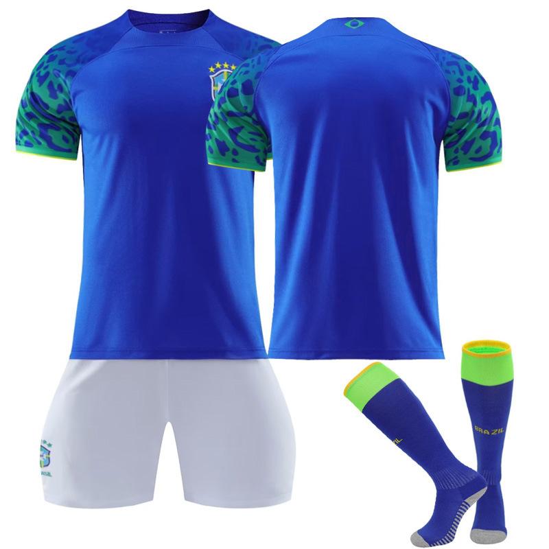 2223 Brazilië Uit Blauw Nr. 20 1018 Voetbaltenue Set
