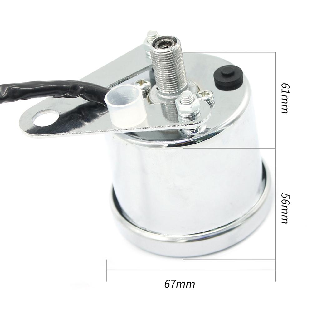 Universelles 12V Motorrad Instrument Modifiziertes LCD Digital Display Tacho Drehzahlmesser Messgerät Motorrad Zubehör