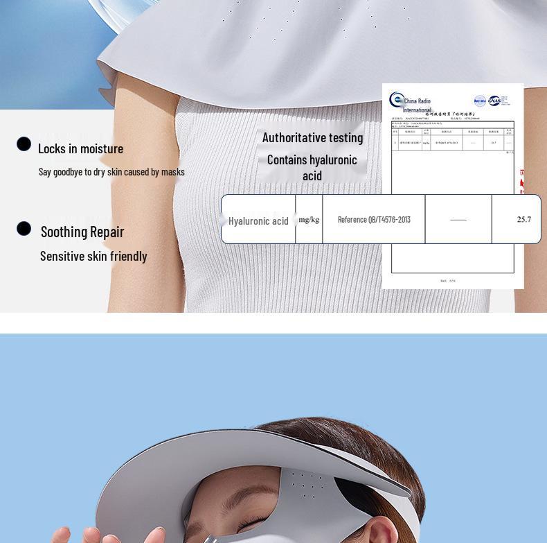 Women's UV Protection Facekini Hat with Neck Guard