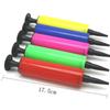 Air Plastic Hand Push Pump Inflator with Replaceable Inflation Port for Balloons Bobble Balls & Swimming Rings