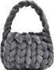 Xiaohongshu Velvet DIY Handmade Woven Crystal Yarn Handheld Messenger Bag