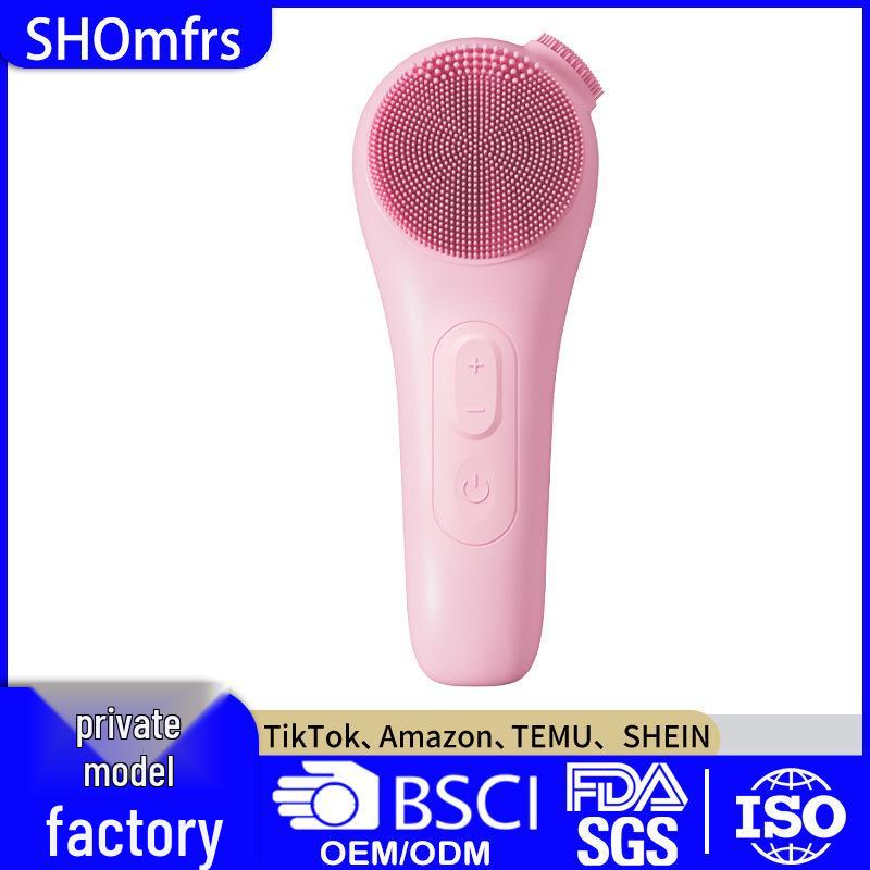 Multifunctional Waterproof Rotating Electric Facial Cleansing & Massage Brush - 4-in-1 Pore Cleaner
