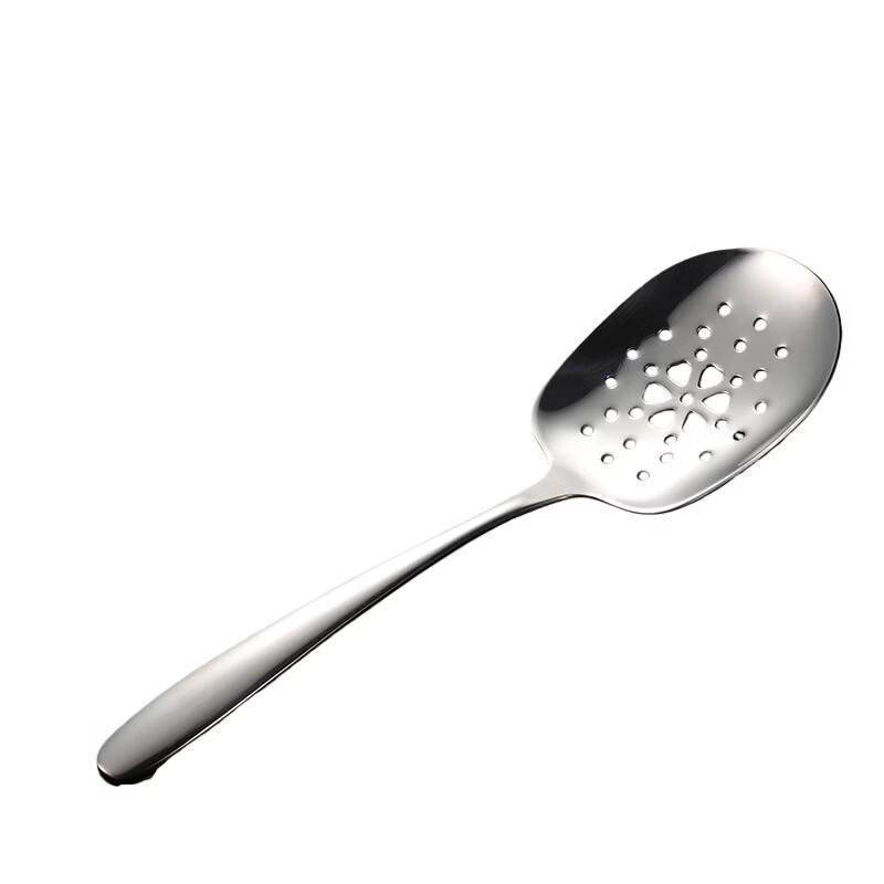 Qianxing 304 Stainless Steel Large Slotted Serving Spoon Set
