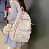 Small Fresh Junior High School Student Schoolbag Female Primary Students Plaid Large-capacity Backpack Ins Sen Series Korean All-match